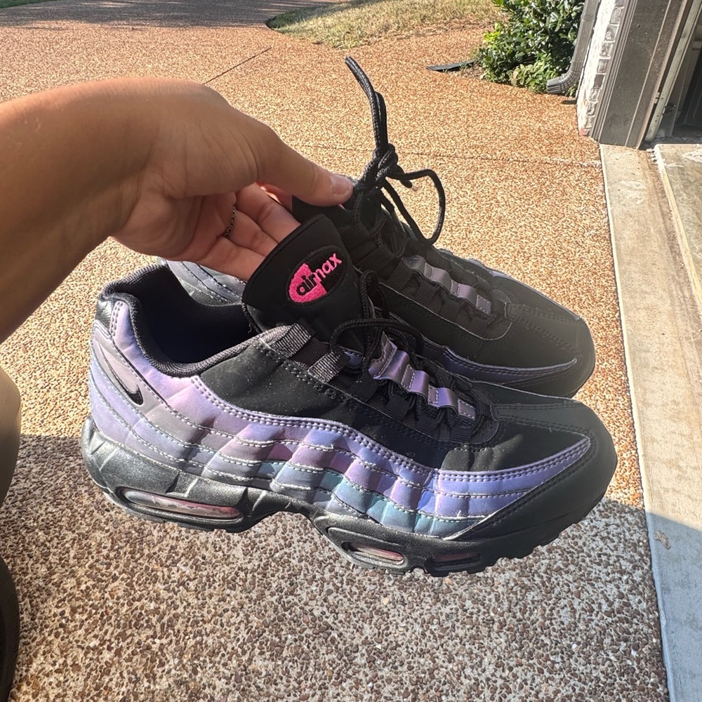 Nike Women's Sneakers - Black and Purple
